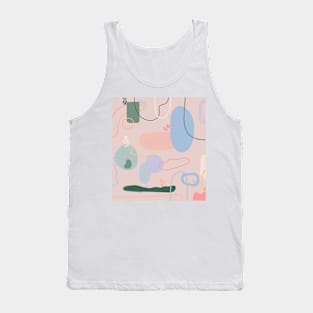 Multicolor Abstraction Tank Top